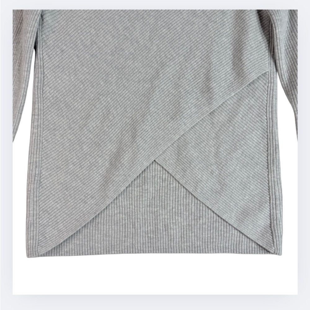 Babaton Aritzia Kitano Wool Blend Pullover Sweater Grey Size Medium – Like New - Picture 4 of 9